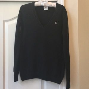 Lacoste Black Classic Sweater. Sz 40 EUR, usa 6